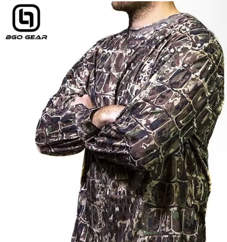 BGO Hunter's Camo Performance Long Sleeve
