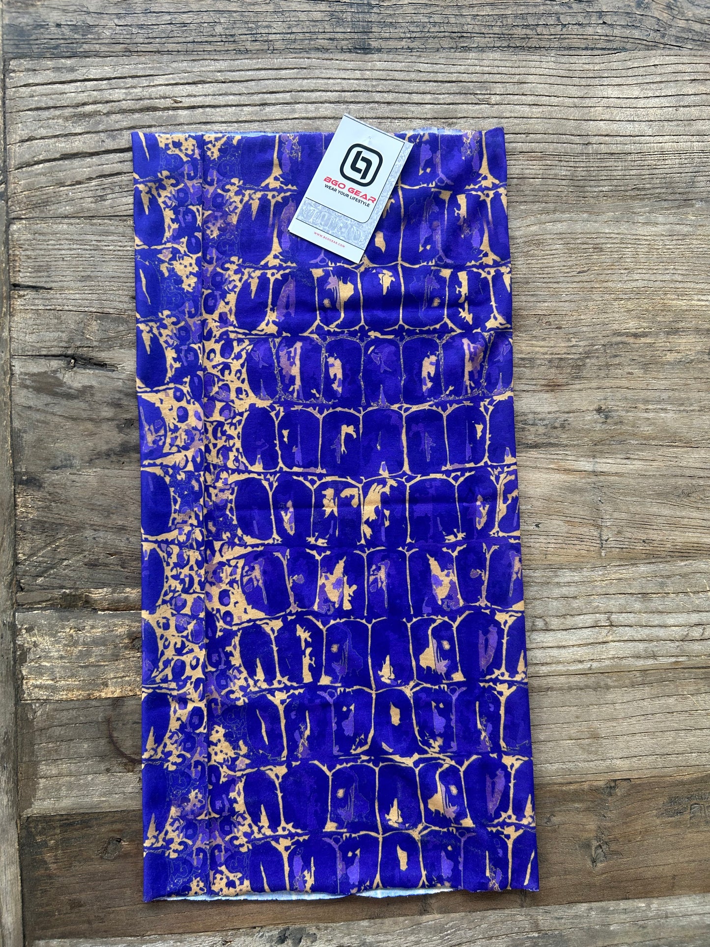 LSU Theme Face And Neck Cover