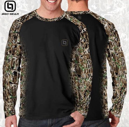 BGO Performance Black Camo Long Sleeve